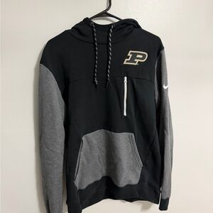 Nike Black and Gray Hoodie